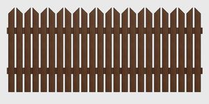 Wooden fence panel no.4